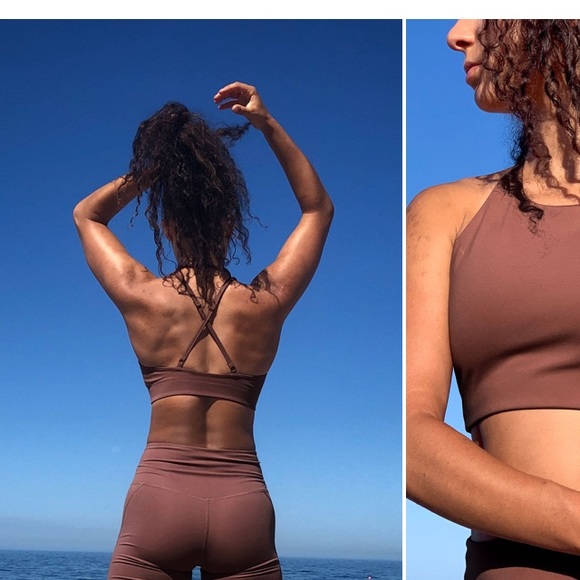 NWT Girlfriend Collective Topanga Bra in Acorn🍂 - Picture 3 of 5